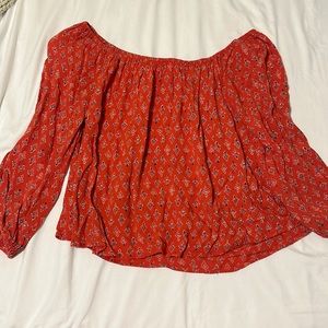 Billabong off the shoulder top